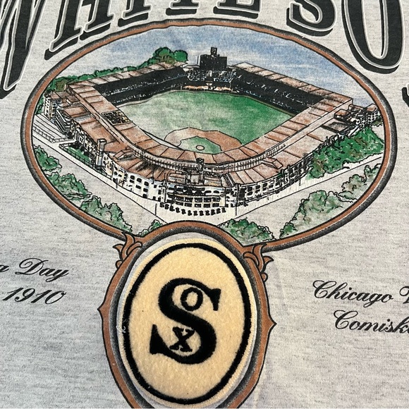 Vintage Chicago White Sox Comiskey Park T Shirt 1993 Large MLB - Picture 3 of 9
